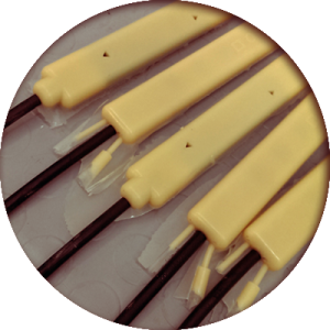 Colata resina su cavi