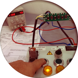 Collaudo cavi e schede PCbs con resina
